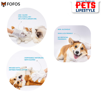 FOFOS Waterless Wash Gloves