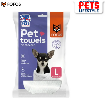 FOFOS Disposable Pet Towels – Super Absorbent