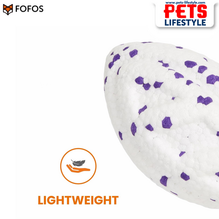 Fofos ETPU Rugby Ball Fetch Dog Toy