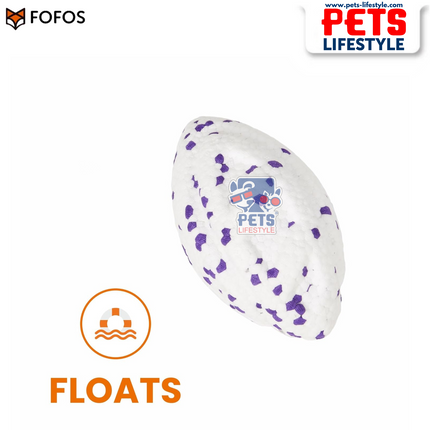 Fofos ETPU Rugby Ball Fetch Dog Toy