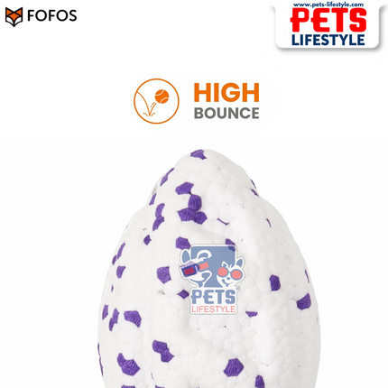 Fofos ETPU Rugby Ball Fetch Dog Toy