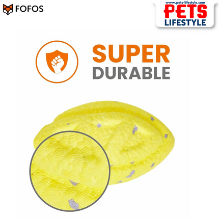 Fofos ETPU Rugby Ball Fetch Dog Toy