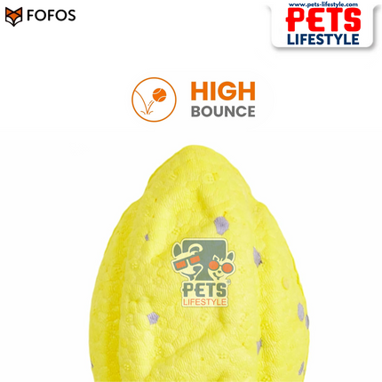 Fofos ETPU Rugby Ball Fetch Dog Toy
