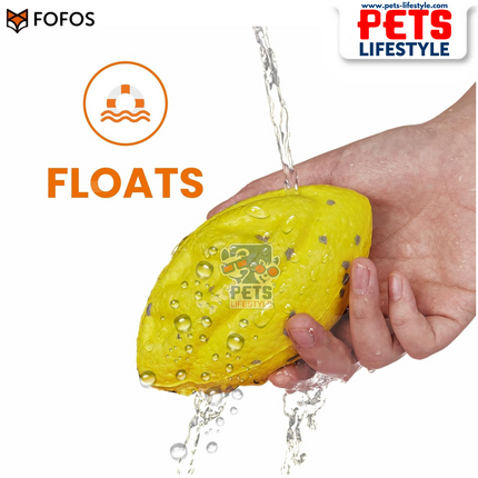 Fofos ETPU Rugby Ball Fetch Dog Toy