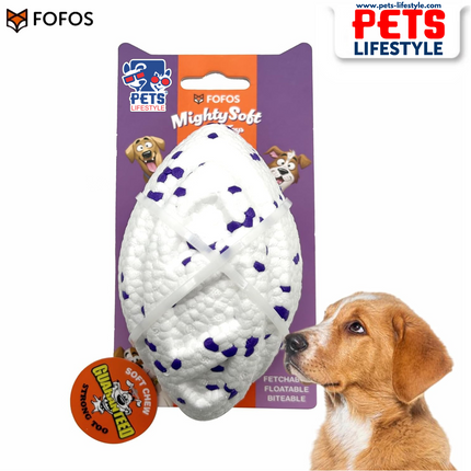 Fofos ETPU Rugby Ball Fetch Dog Toy