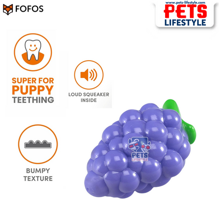 FOFOS Fruity-Bites Squeaky Crazy Grape