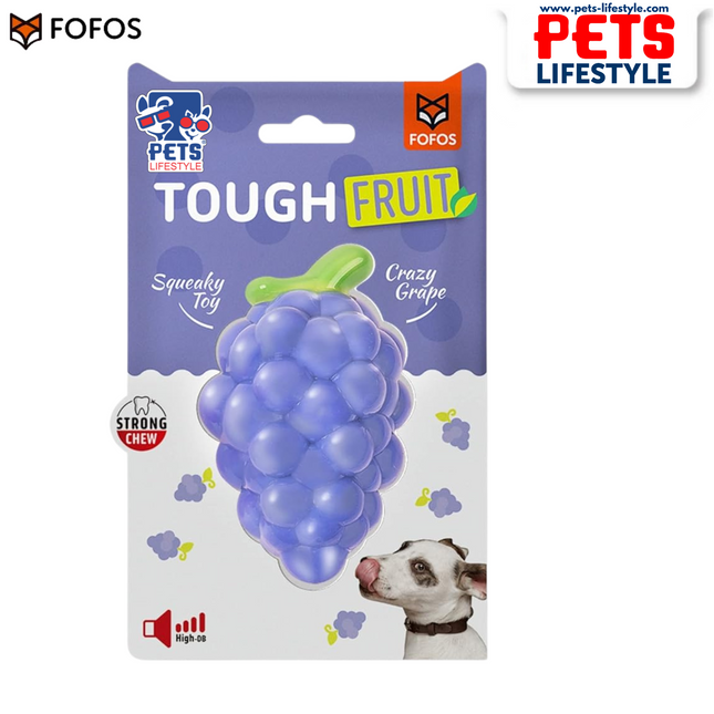 FOFOS Fruity-Bites Squeaky Crazy Grape