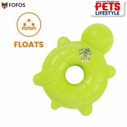 FOFOS Ocean Animal Chewing Squeaky Turtle – Durable Floating Toy for Strong Chewers