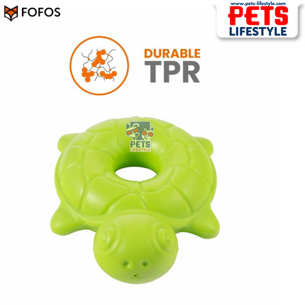 FOFOS Ocean Animal Chewing Squeaky Turtle – Durable Floating Toy for Strong Chewers