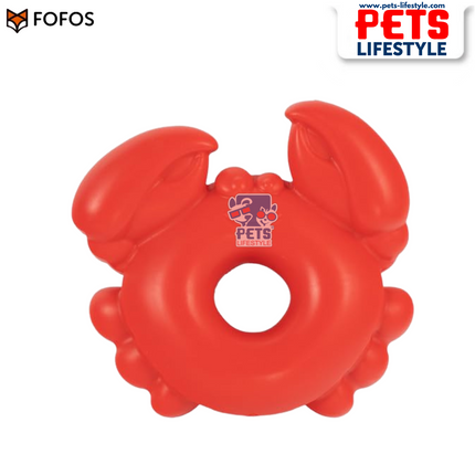 FOFOS Ocean Animal Chewing Squeaky Crab ,Durable Floating Toy for Strong Chewers