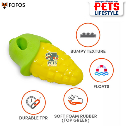 FOFOS Vegi-Bites Corn Chew Toy for Dogs