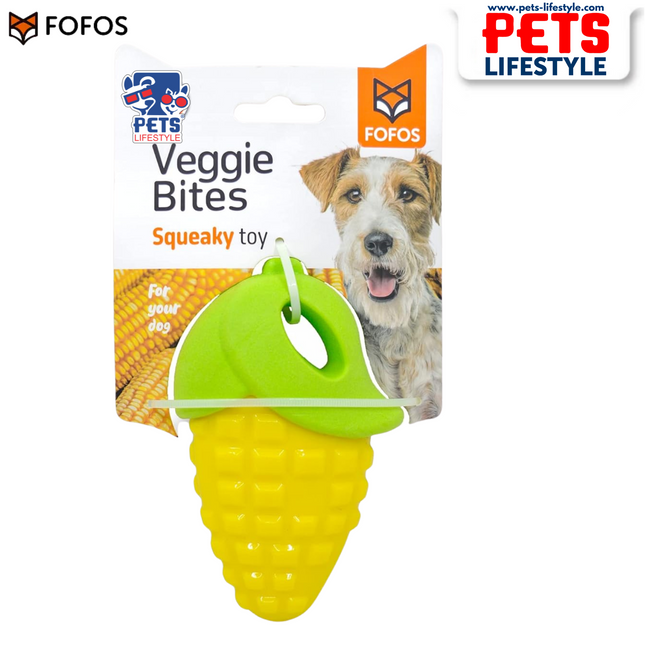 FOFOS Vegi-Bites Corn Chew Toy for Dogs