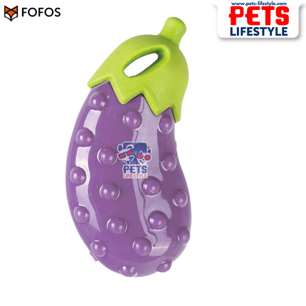 FOFOS Vegi-Bites Eggplant Chew Toy for Dogs
