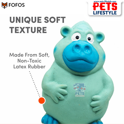 FOFOS Latex Bi Toy Ape quirky, squeaky chew toy