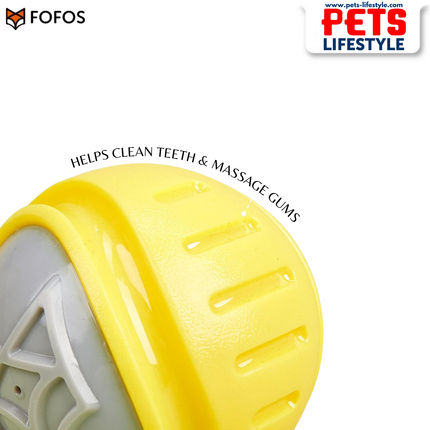 FOFOS Flexy Ball Ultra Bounce Chew Toy for Dogs