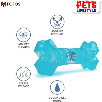 FOFOS Cooling Bone Chew Toy for Dogs