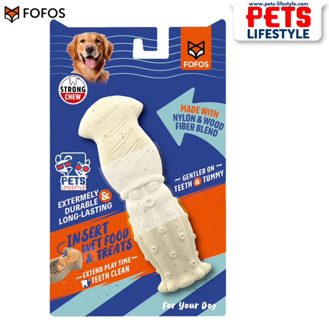 FOFOS Durable Dog Chew Toy – Cuttlefish