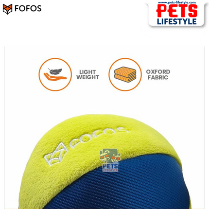 Fofos BarkButler Born Wild Ball – Lightweight Dog Toy (Yellow) 9 x 9 x 11 cm Medium & Large Dogs
