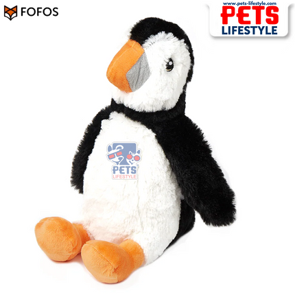 FOFOS Wildlife Plush Penguin – Soft Squeaky Toy for Dogs