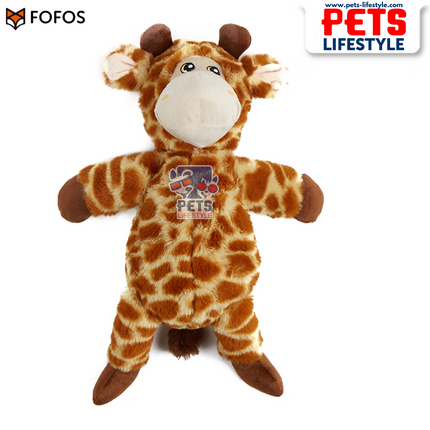 FOFOS Wildlife Plush Giraffe – Soft Squeaky Toy for Dogs
