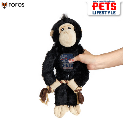 FOFOS Wildlife Plush Gorilla – Soft Squeaky Dog Toy