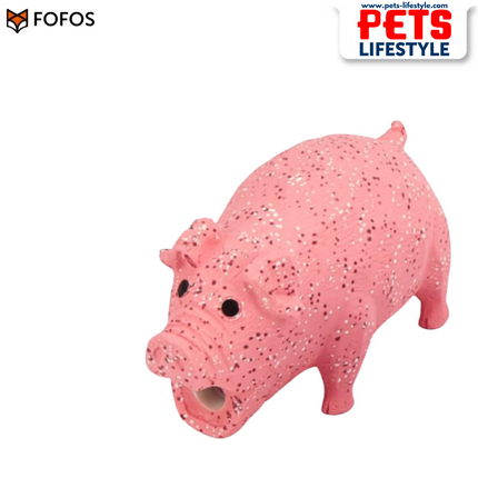 FOFOS Latex Chew Toys for Dogs – 100% Natural Latex with Grunting Squeaker