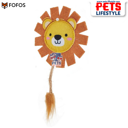 FOFOS Interactive Chic Catnip Toy – 3-Pack (Yellow Brown)