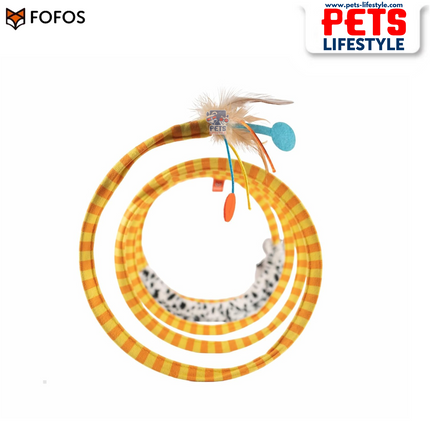 Fofos Safari Spiral Cat Tunnel Toy