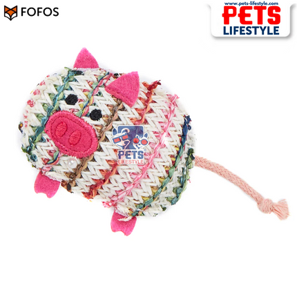 FOFOS Interactive Chic Catnip Toy – 3-Pack (Pink)