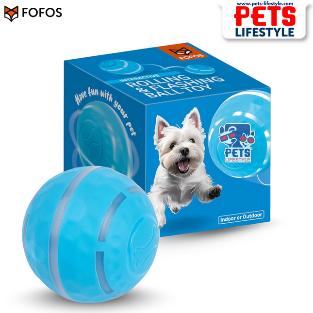 FOFOS Dog Rolling Ball Rechargeable – Electronic Motion Toy for  Dogs