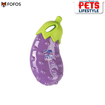 FOFOS Vegi-Bites Eggplant Chew Toy for Dogs