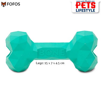 FOFOS Barkbutler Chu The Bone (Green) Chew Treat Toy for Dogs