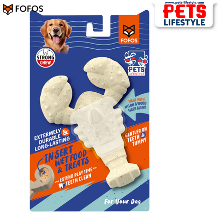 FOFOS Durable Dog Chew Toy – Lobster