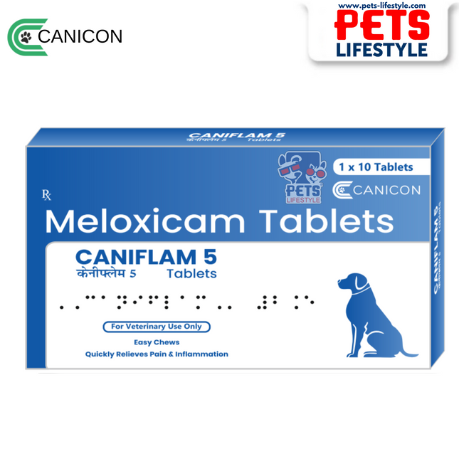 Canicon Caniflam 5 – Meloxicam 5 mg (1 x 10 Tabs )