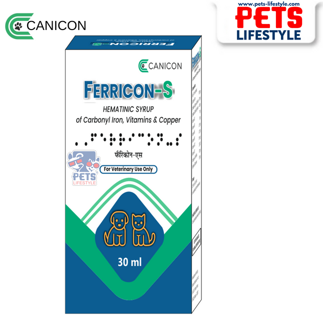 Canicon Ferricon-S Liquid – Hematinic Syrup (30 ml)
