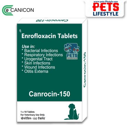 Canicon Canrocin-150 Tablets for Medium & Large Dog (1 x 10 Tabs)