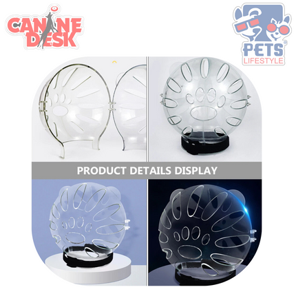 Cat Grooming Muzzle Hood – Breathable, Transparent & Secure Fit for Safe Handling