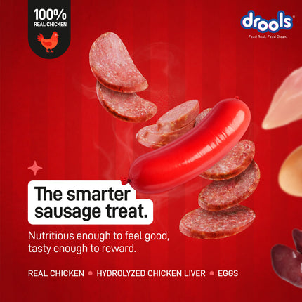 Drools Chicken Sausages Dog Treat 450g