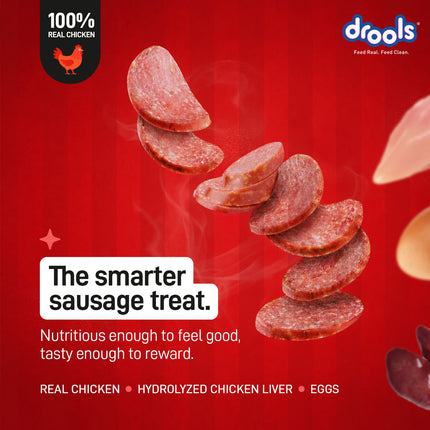 Drools Chicken Sausages Dog Treat 450g