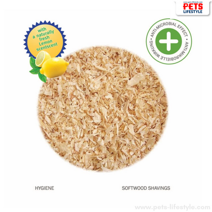 Chipsi Citrus Scent Small Animal Litter (Softwood Litter with Fresh Lemon Scent)