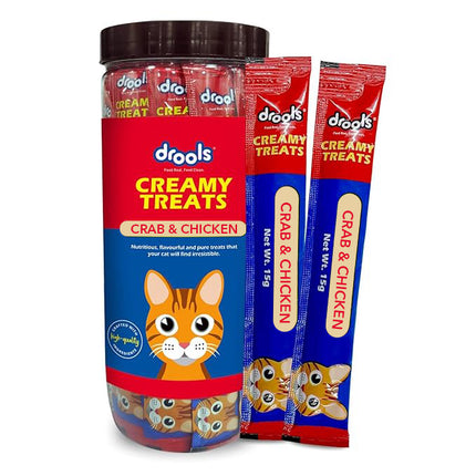 Drools Creamy Treats Crab & Chicken (25 pcs)
