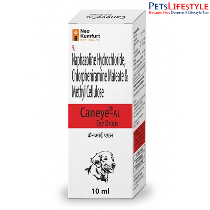 Caneye-AL Eye Drops packaging for dogs 