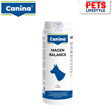 Canina MAGEN BALANCE for Dogs – 250 g | Natural Relief for Stomach Acidity, Grass Eating & Mucus Regurgitation