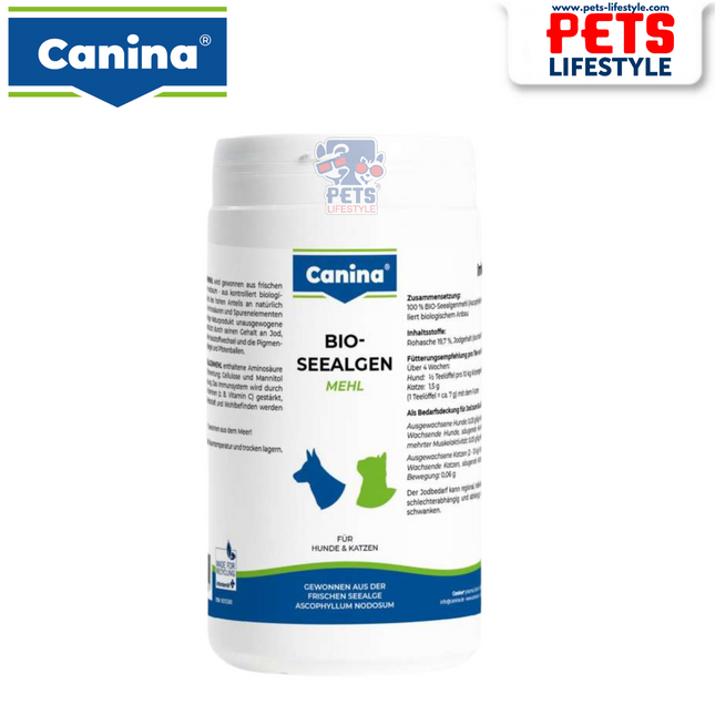Canina ORGANIC SEAWEED MEAL – Coat & Nutrition Supplement 750g