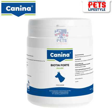 Canina BIOTIN Forte Powder (Skin & Coat Supplement for Dogs)