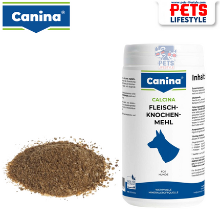 Canina CALCINA Meat and Bone Meal Powder (Natural Calcium Supplement for Dogs)