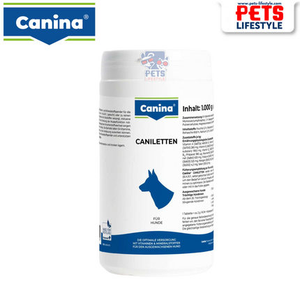 Canina CANILETTEN (Daily Multivitamin & Mineral Tabs for Dogs)