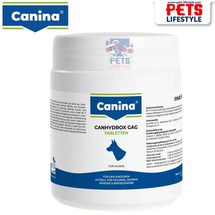 Canina CANHYDROX GAG (Tablets) 600gm Complete Joint & Skeletal Support for Dogs