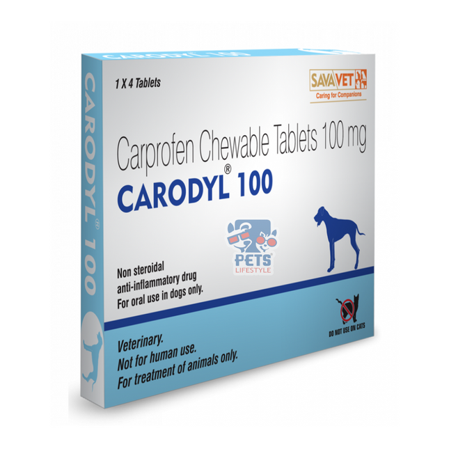 Carodyl Carprofen Chewable Tablets 100 mg 6x1