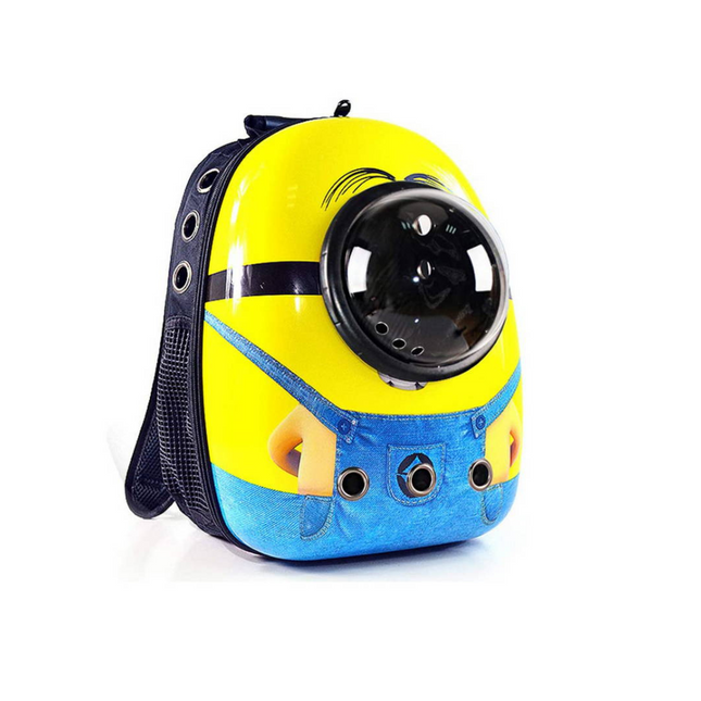 Cat Carrier Backpack Minion with Bubble Window